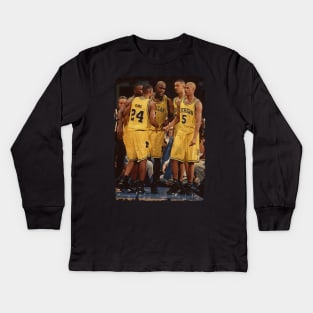 VINTAGE FAB 5 TEAM Kids Long Sleeve T-Shirt